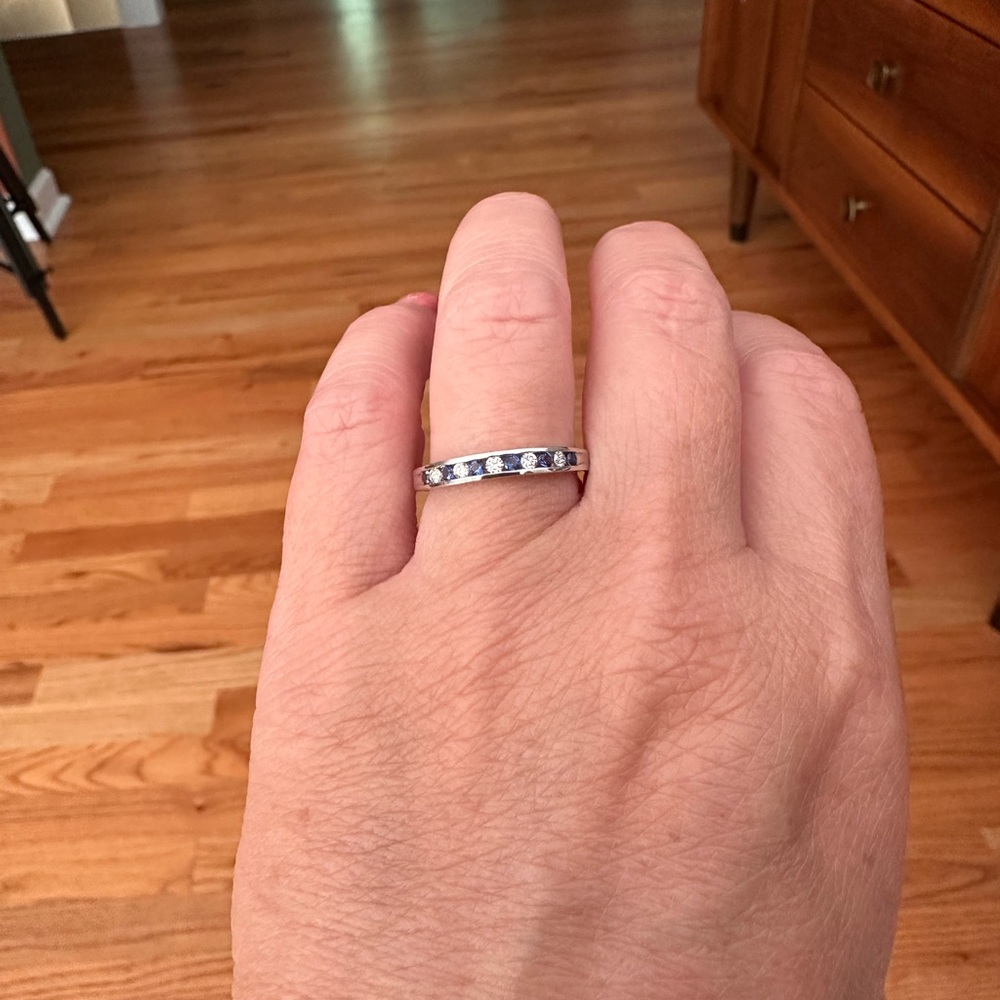 Sapphire & Diamond Ring